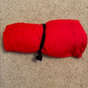 LulaRoe solid red OS leggings